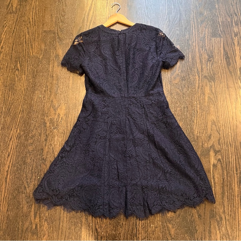 Madewell Navy Dress with Lace Detail - Picture 10 of 10